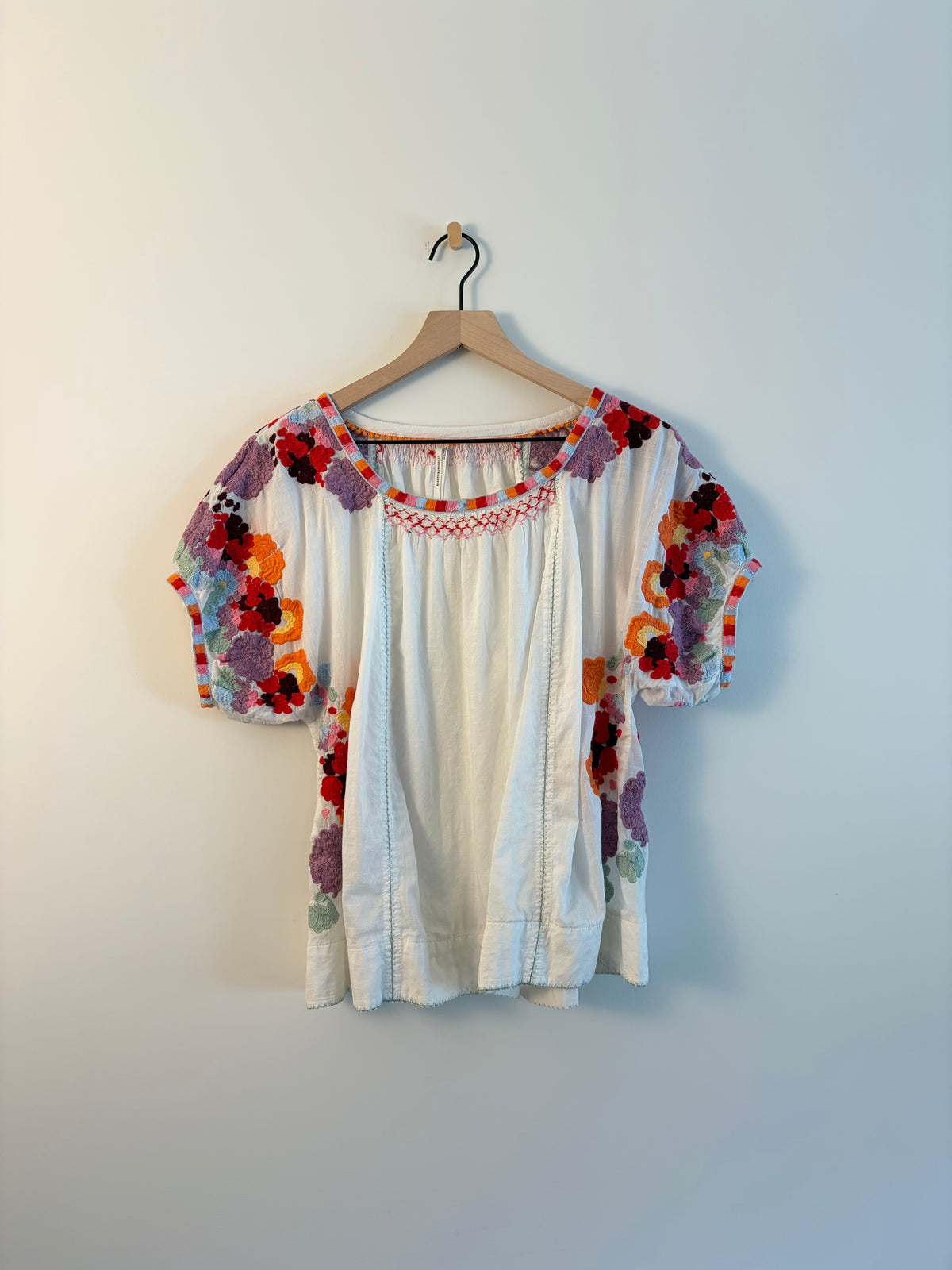 Anthropologie Embroidered Top