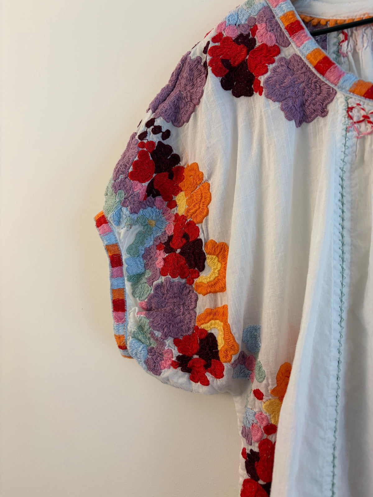 Anthropologie Embroidered Top