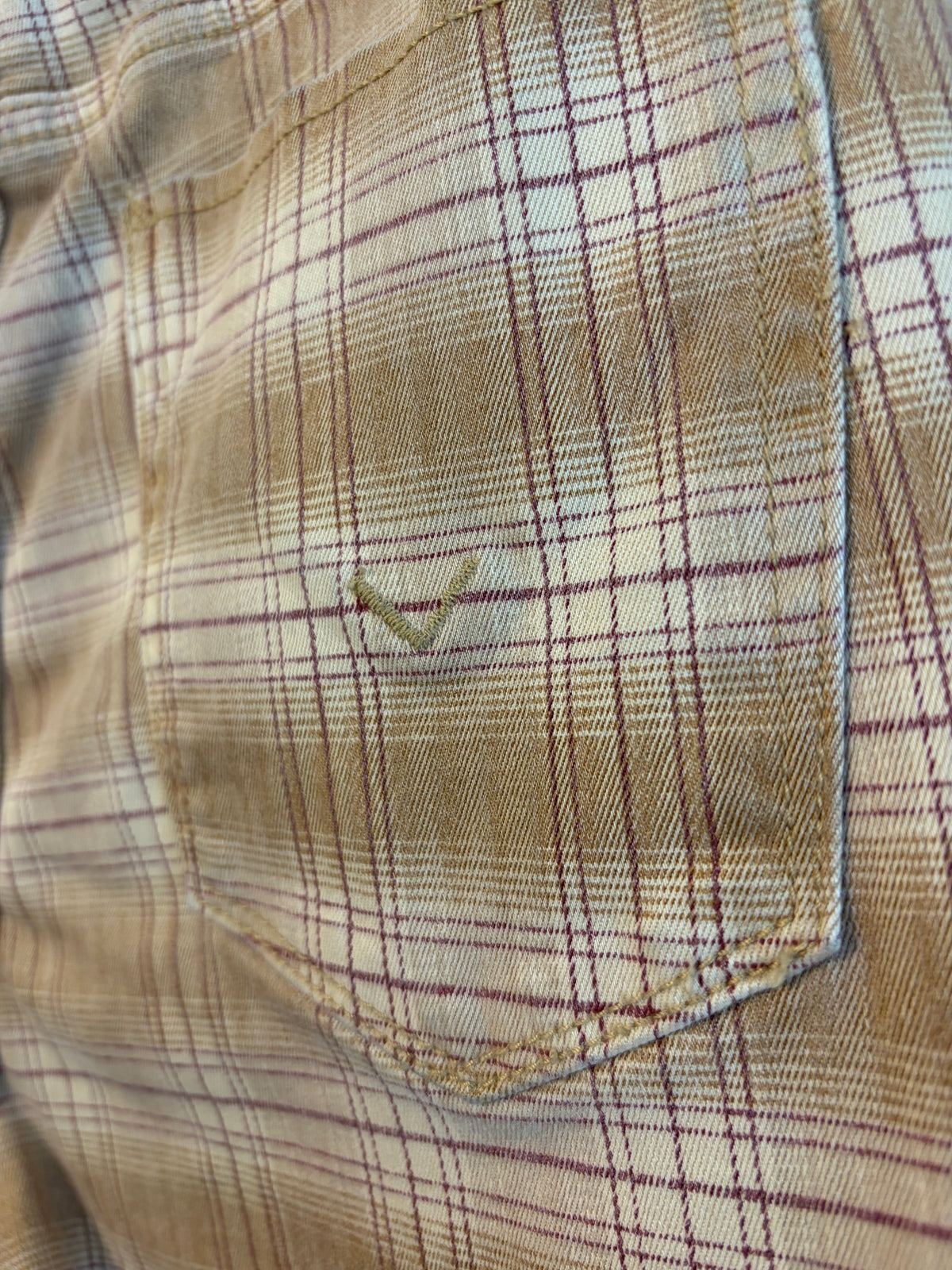 Hudson/Los Angeles Cropped Plaid Pants