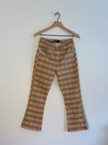 Hudson/Los Angeles Cropped Plaid Pants