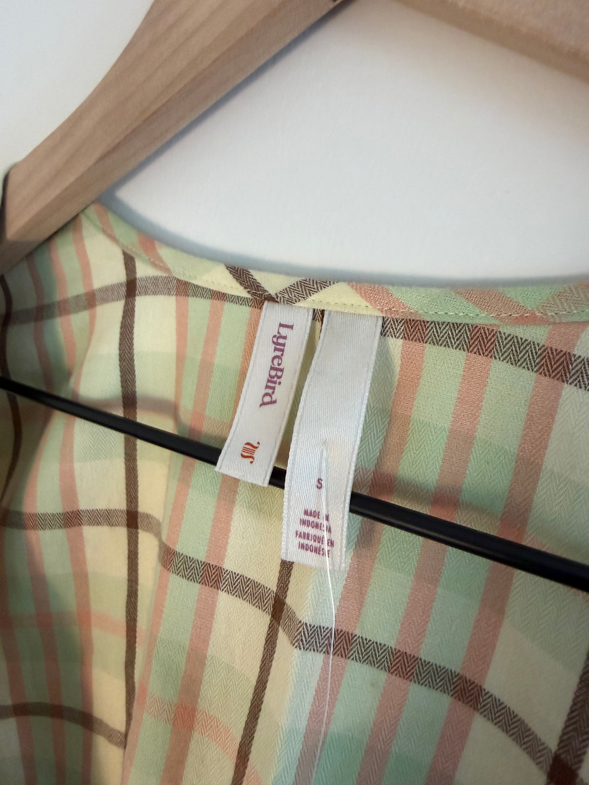 Anthropologie/LyreBird Plaid PJ’s NWT