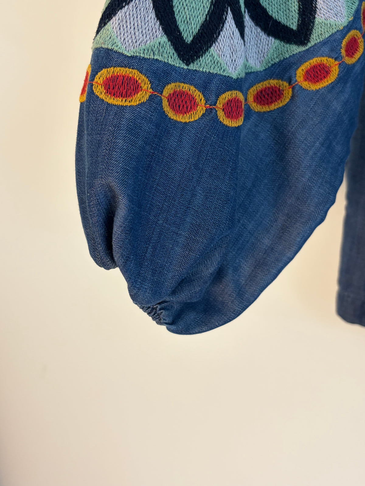 Crown & Ivy Embroidered Top