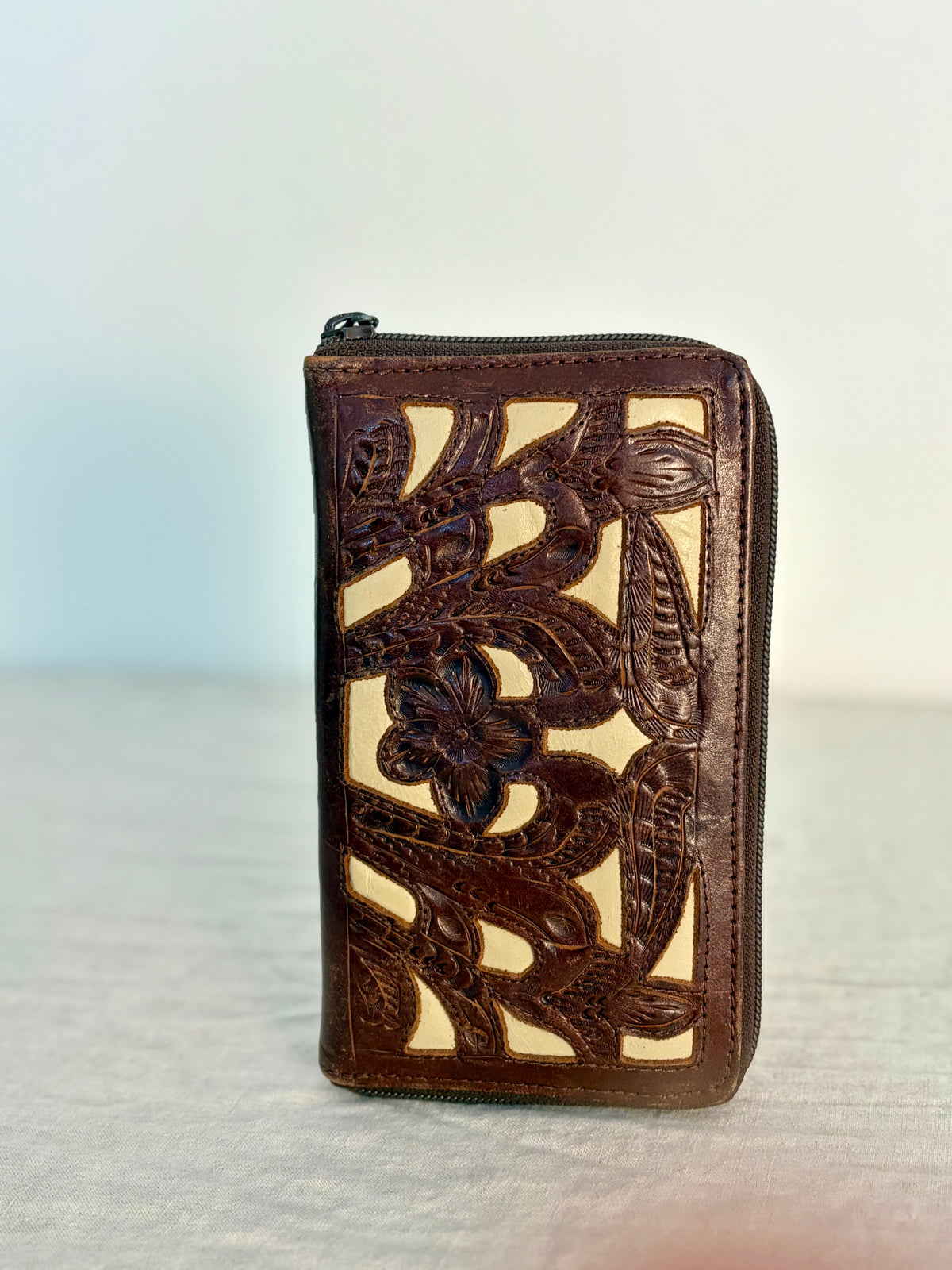 Vintage Leather Wallet/Clutch