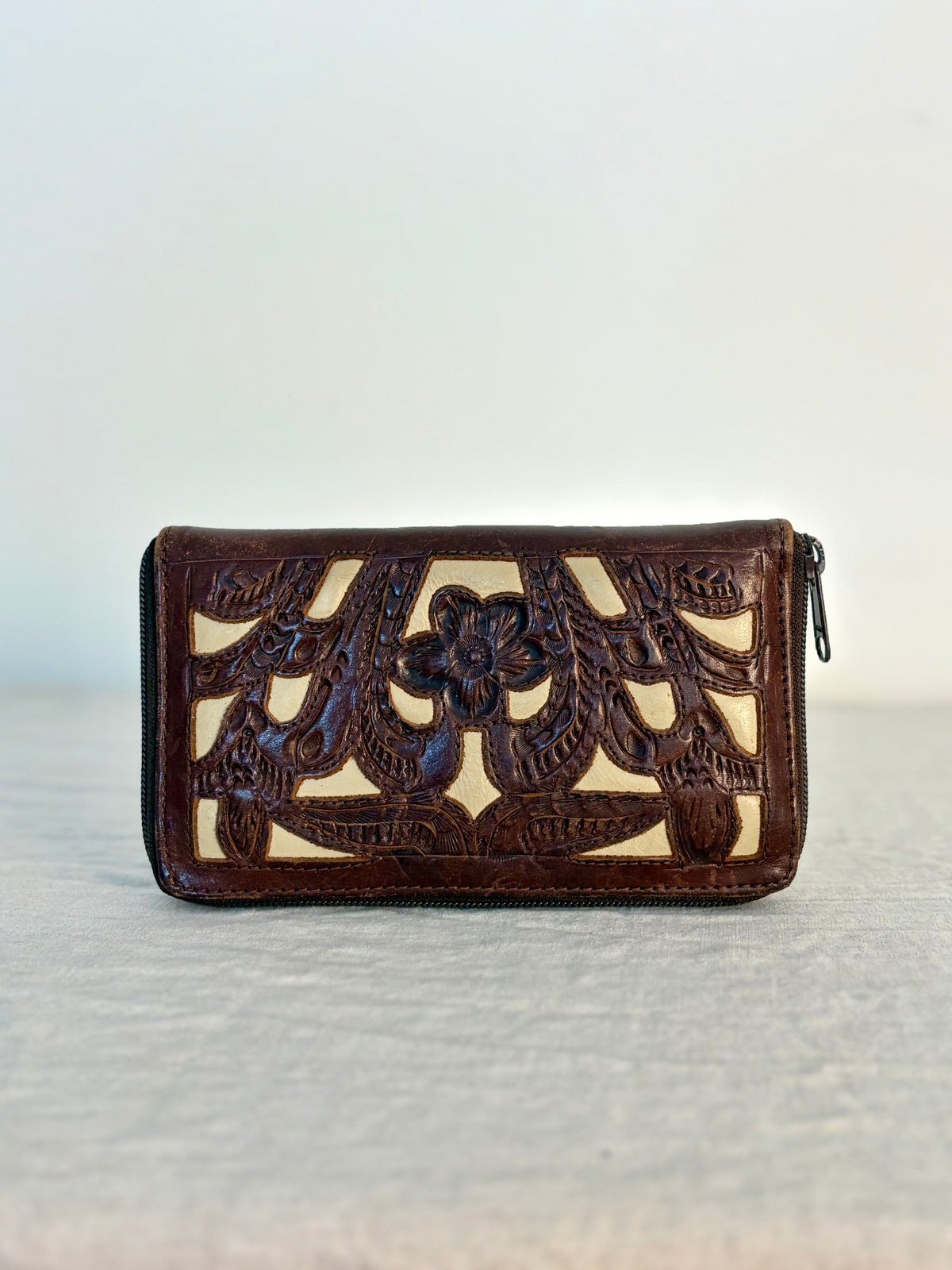 Vintage Leather Wallet/Clutch