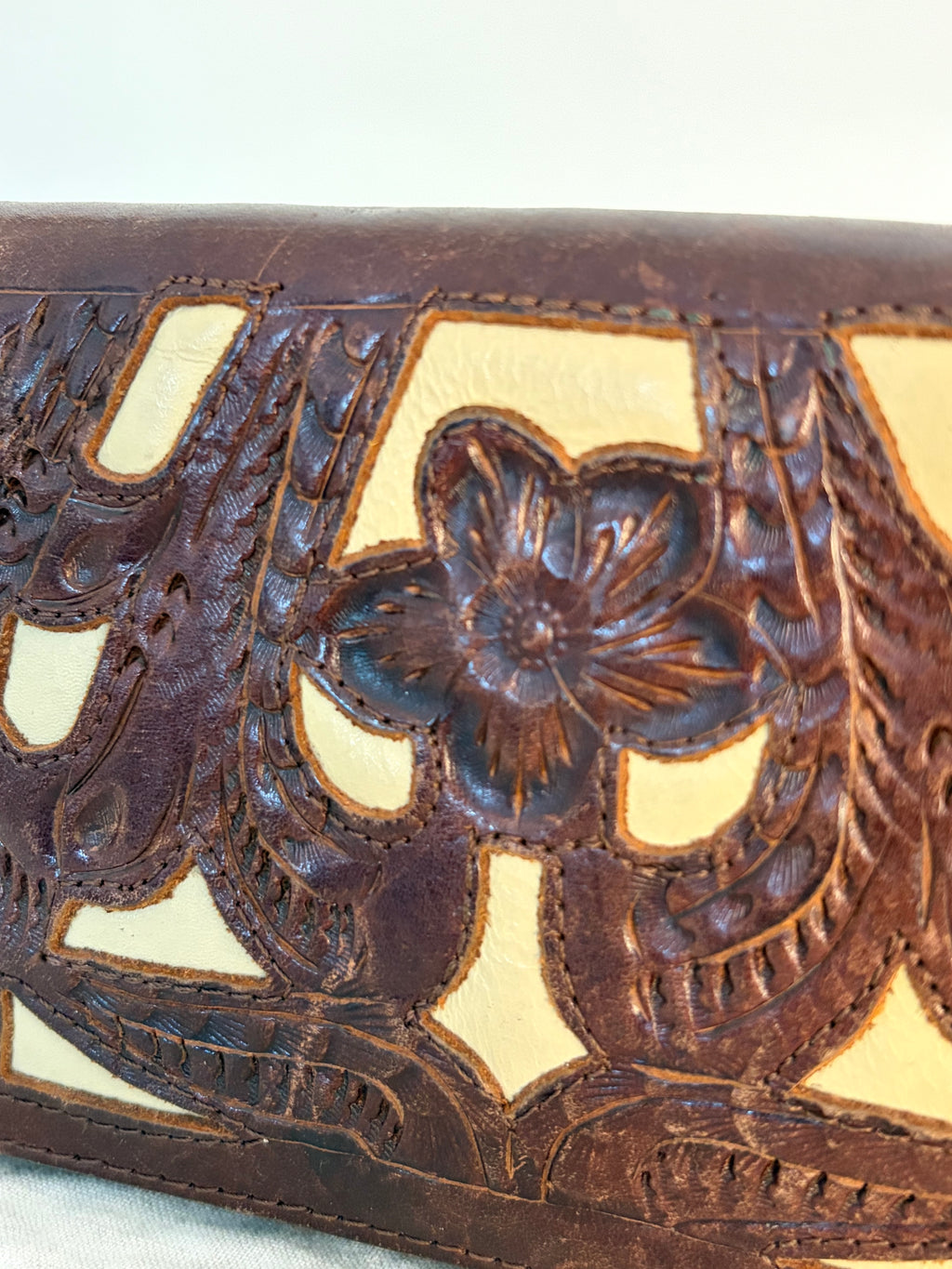 Vintage Leather Wallet/Clutch