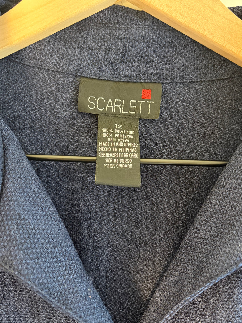Vintage Scarlett Navy Blue Dress