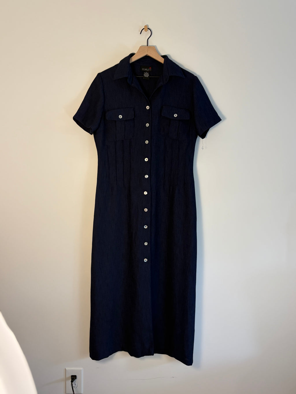 Vintage Scarlett Navy Blue Dress