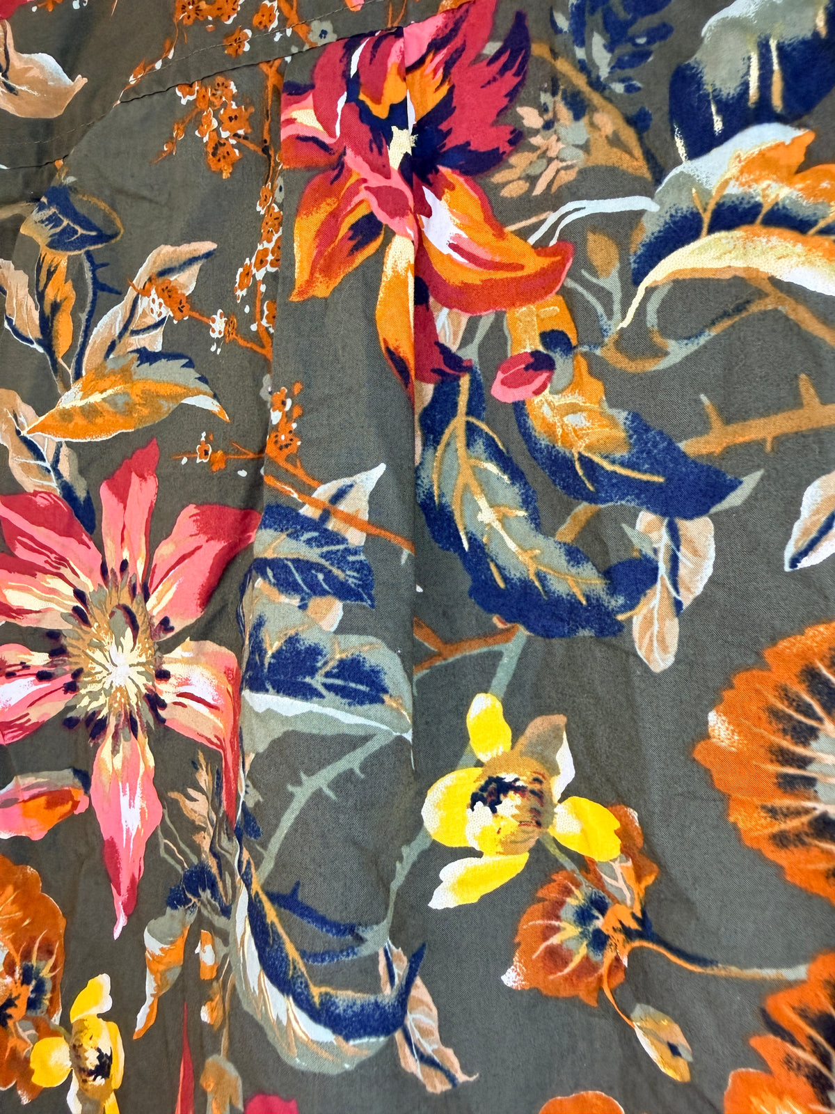 Vintage Talbots Floral Button-Up