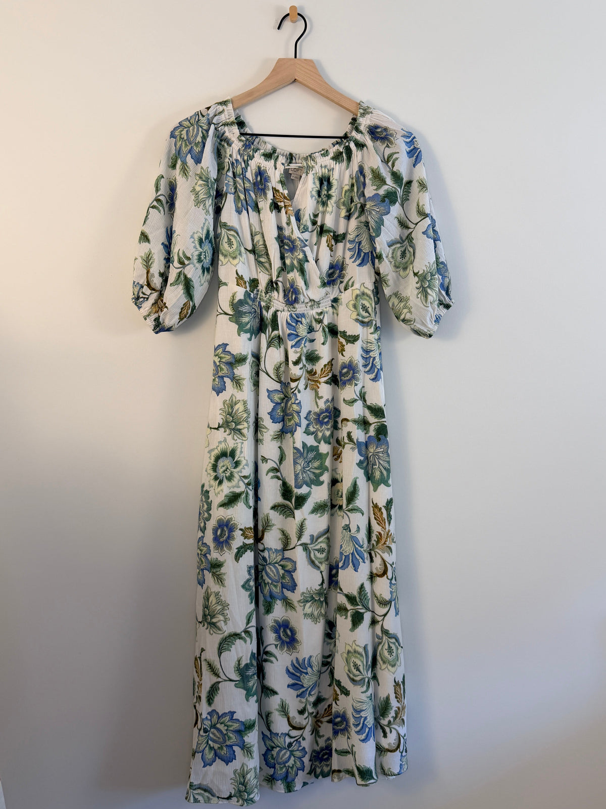 Loft Floral Midi Dress