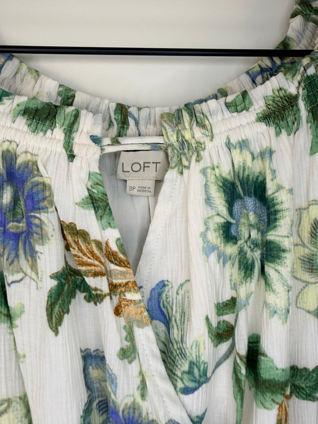 Loft Floral Midi Dress