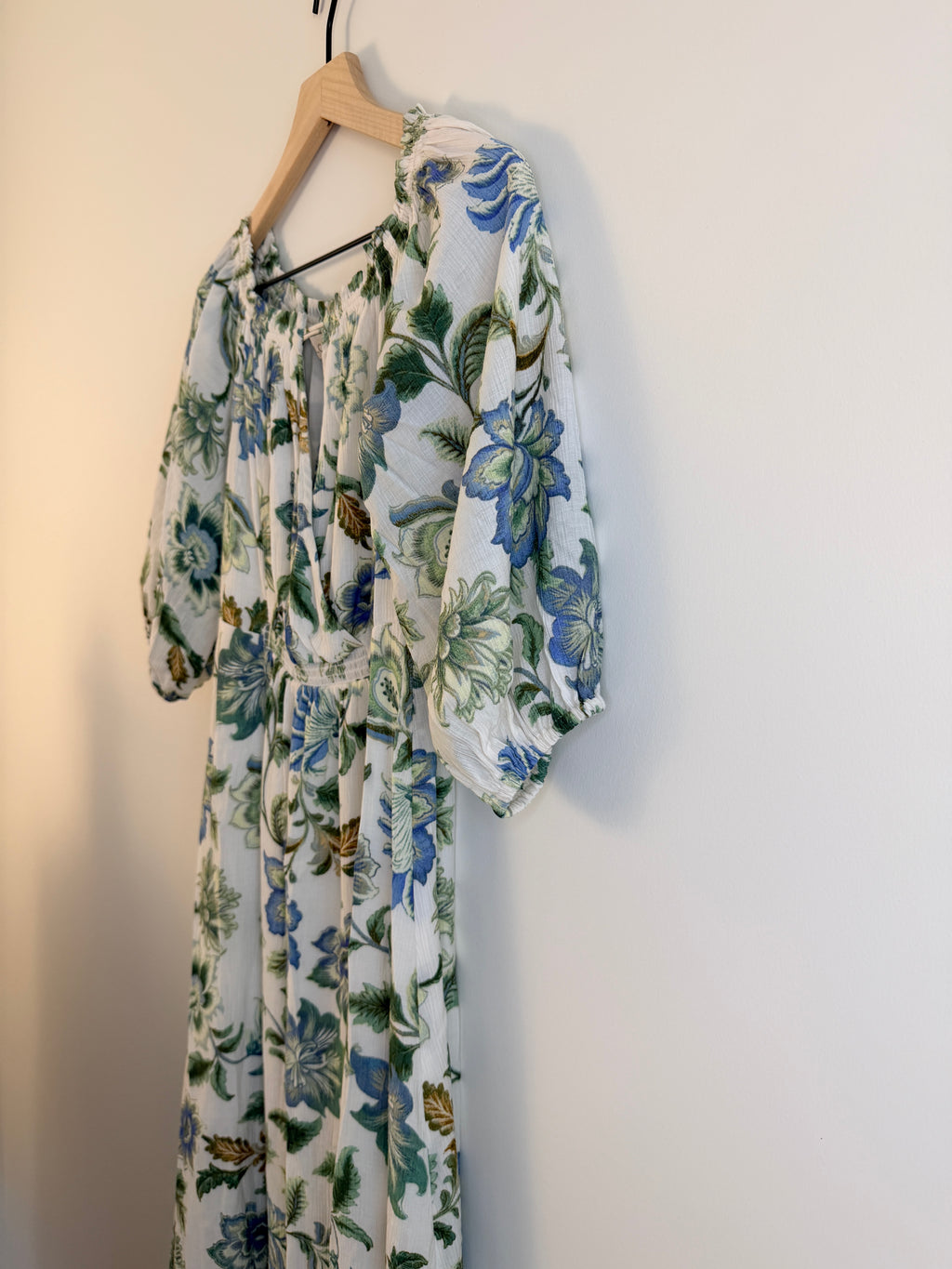 Loft Floral Midi Dress