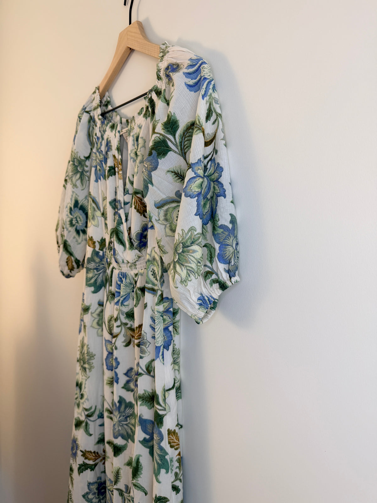 Loft Floral Midi Dress